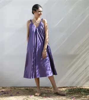 Khara Kapas   I    Hydrangea Handkerchief Midi Dress