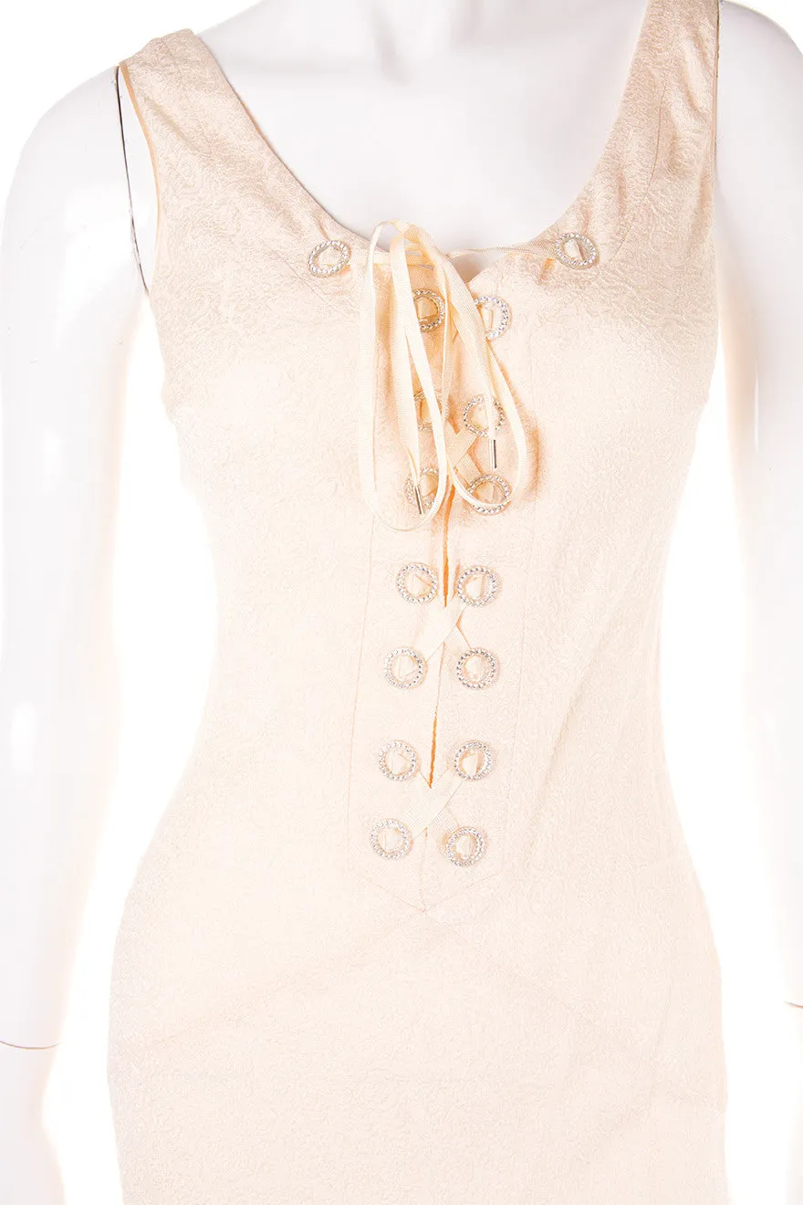 Lace Up Dress