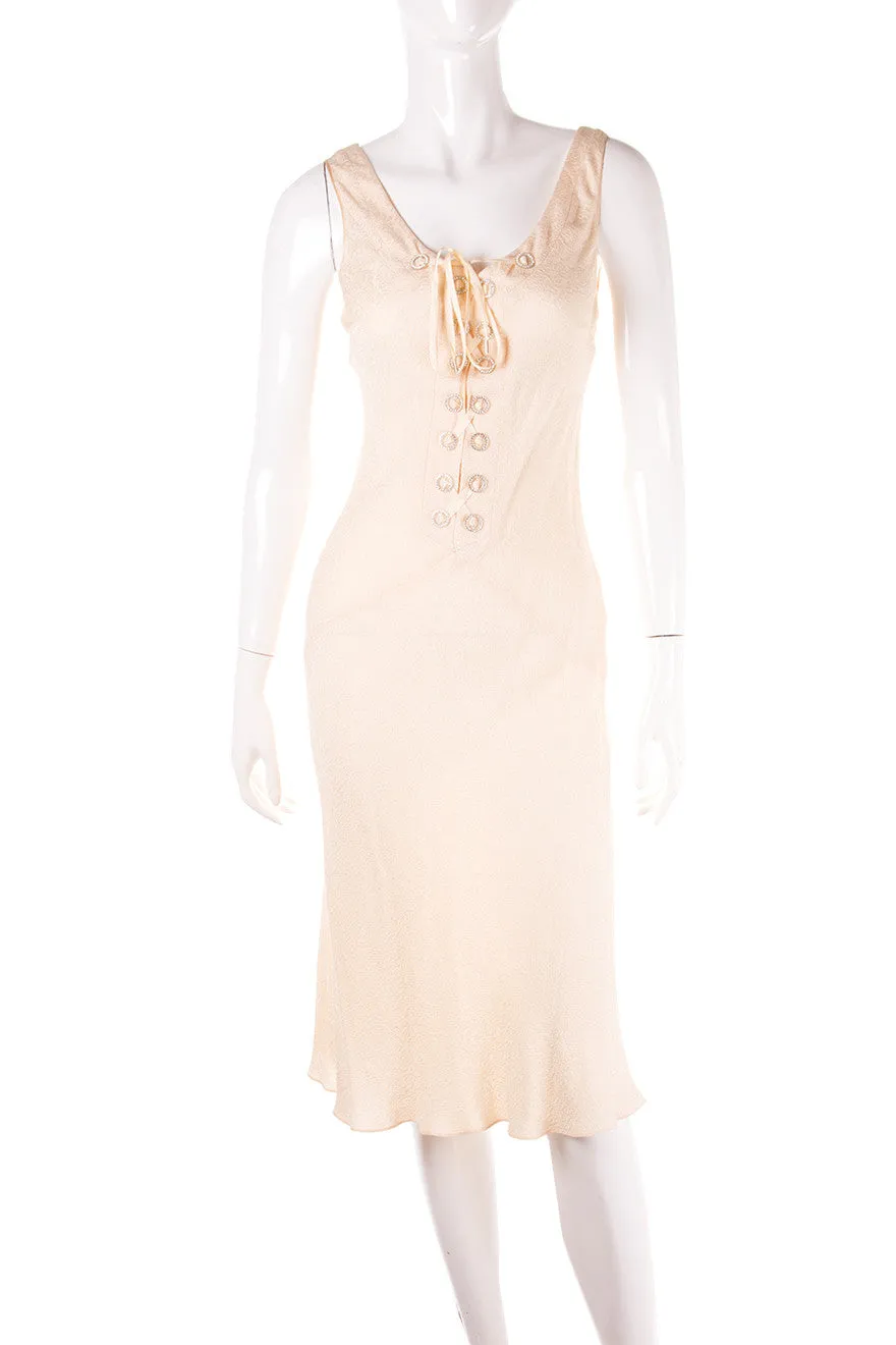 Lace Up Dress
