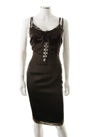 Lace Up Dress