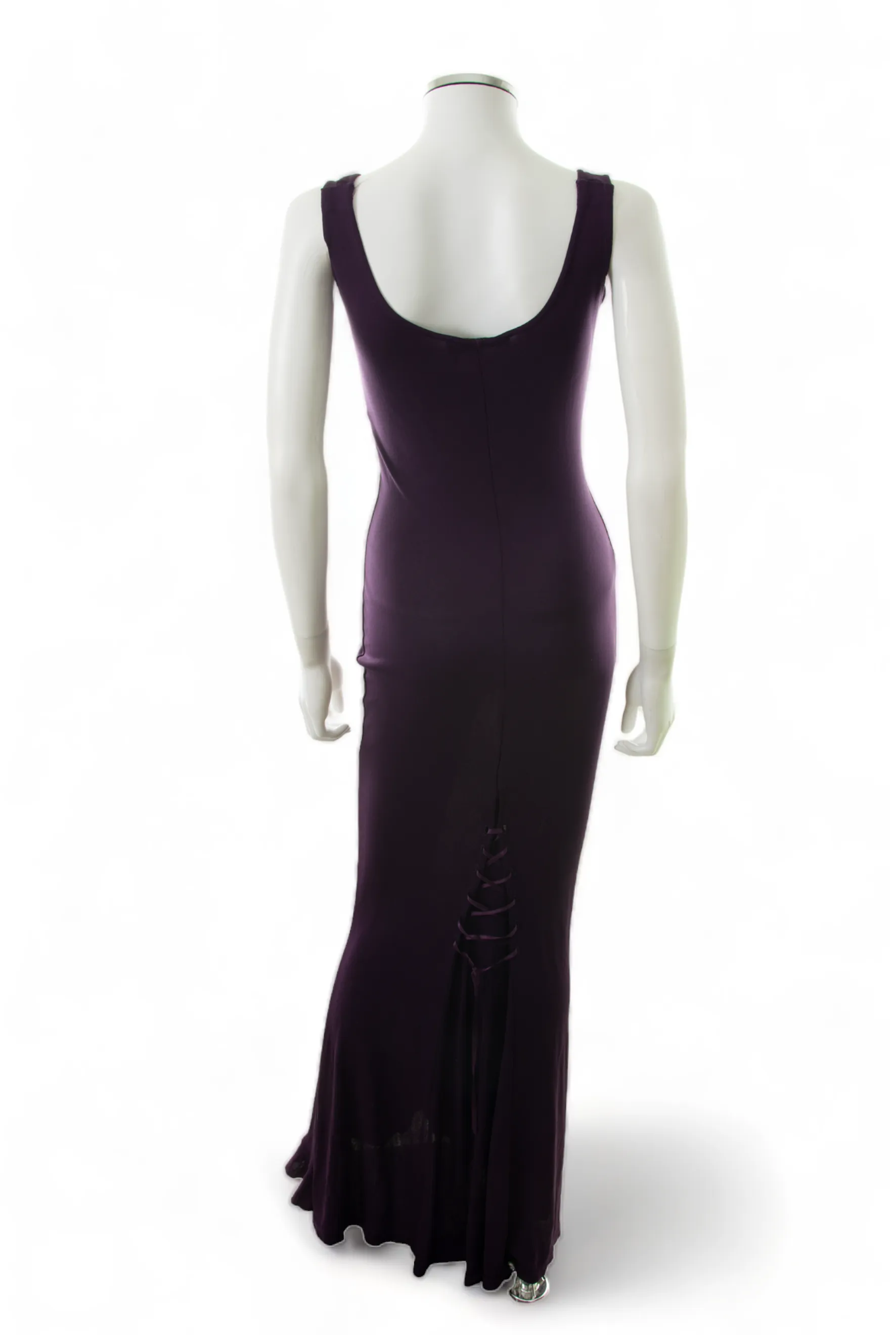 Lace Up Gown