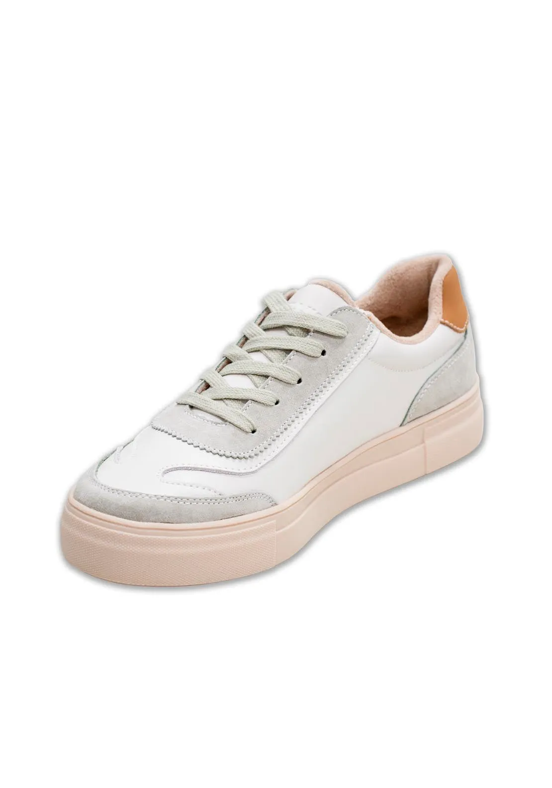Leather Upper V Trainer - La Fonda Mirage