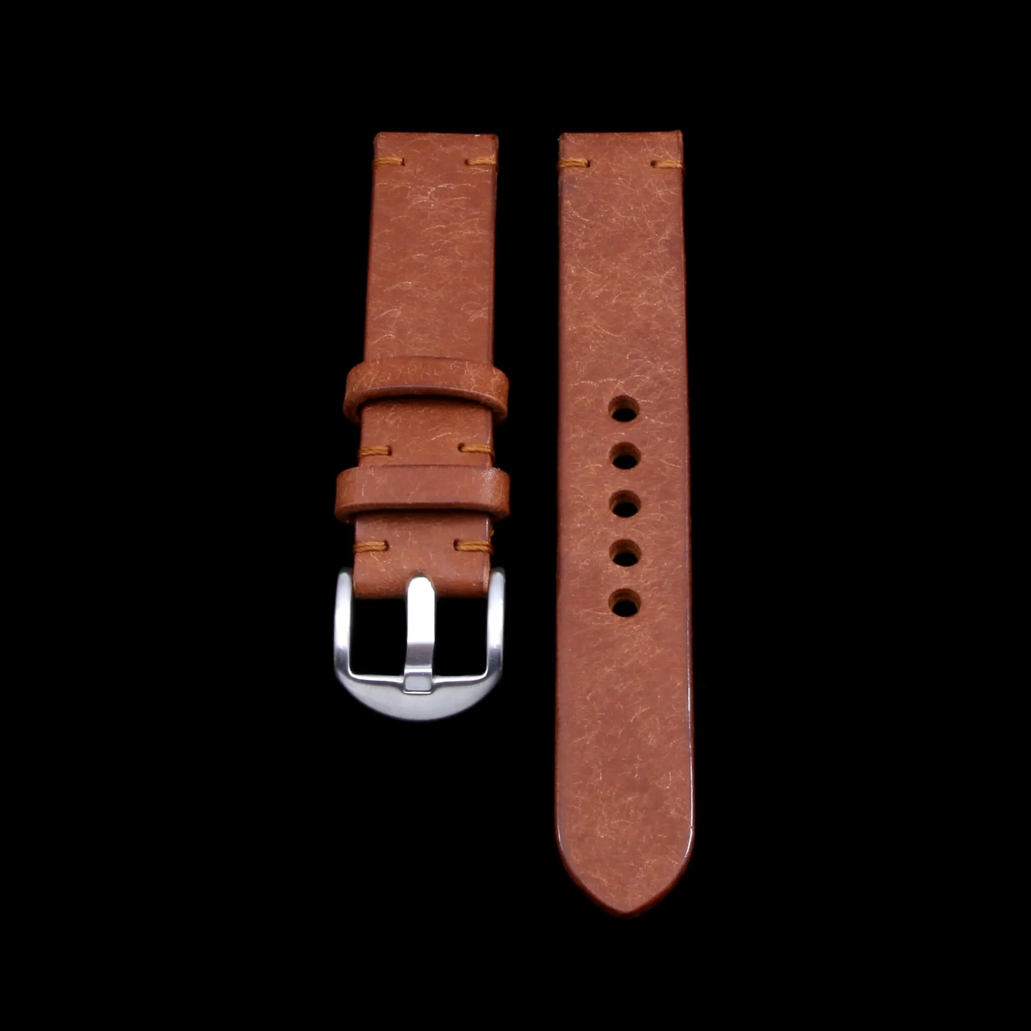 Leather Watch Strap, Rustic Russet | For Apple Watch