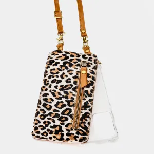 Leopard Leather Purse & Strap