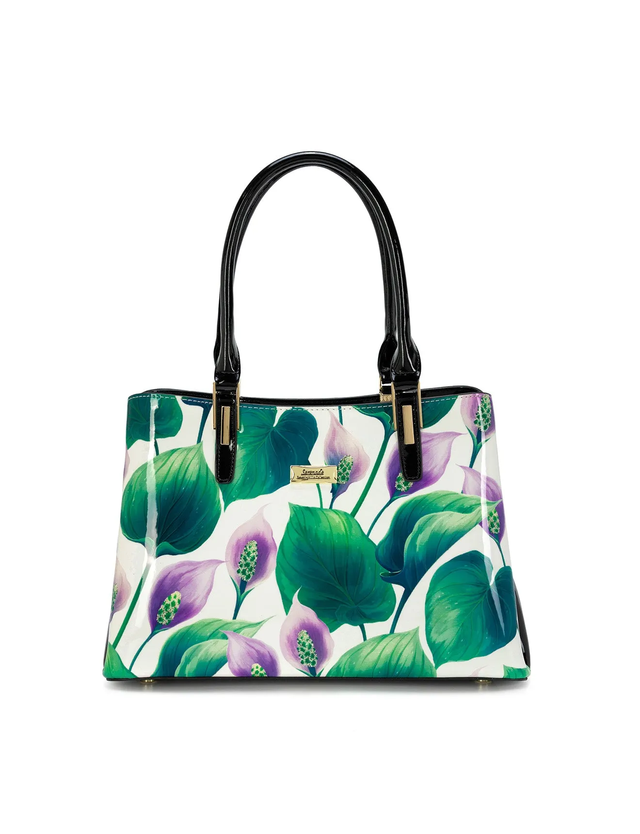 LILIANA TRIPLE COMPARTMENT LEATHER BAG- SN78-0378