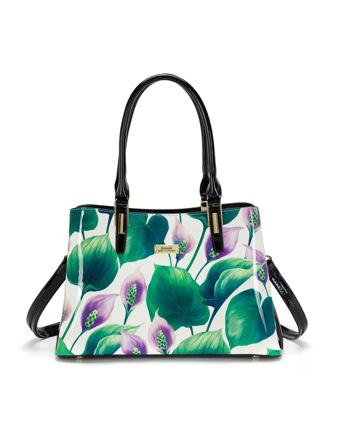 LILIANA TRIPLE COMPARTMENT LEATHER BAG- SN78-0378