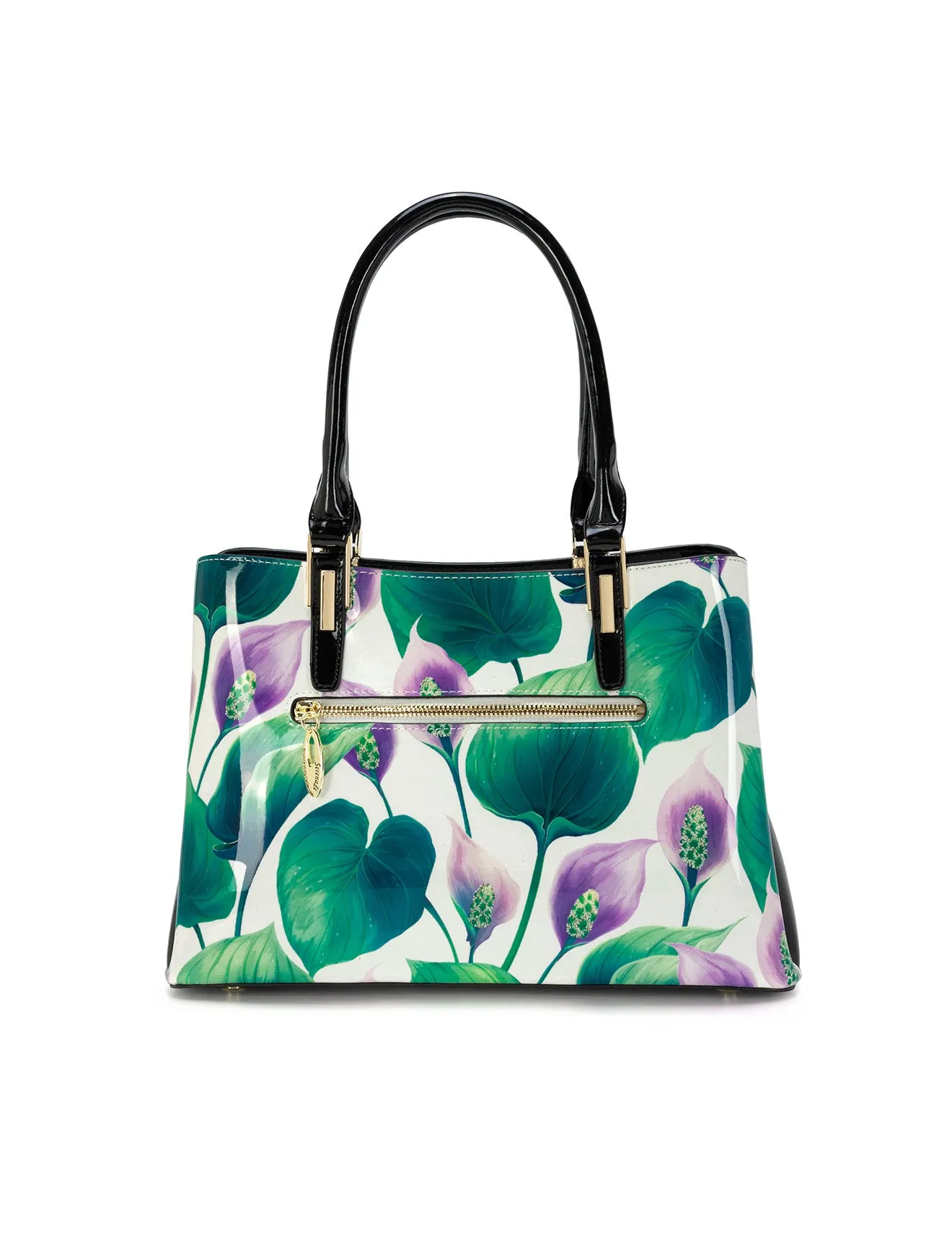 LILIANA TRIPLE COMPARTMENT LEATHER BAG- SN78-0378