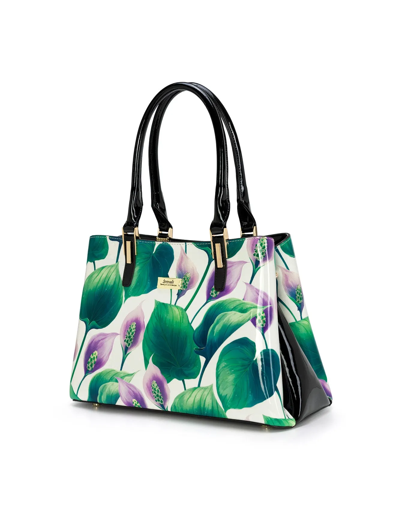 LILIANA TRIPLE COMPARTMENT LEATHER BAG- SN78-0378