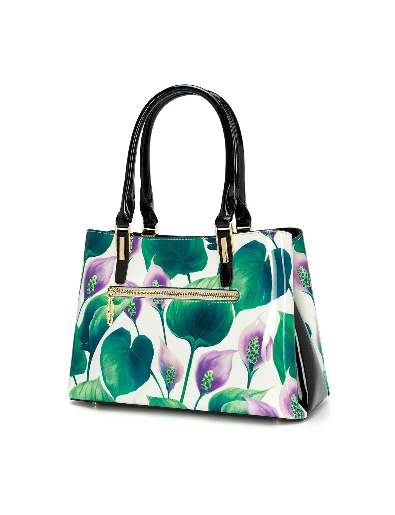 LILIANA TRIPLE COMPARTMENT LEATHER BAG- SN78-0378