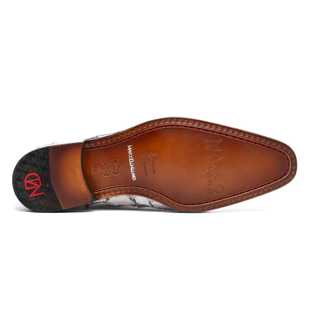 Marco Di Milano Olivieri in Newspaper Pirarucu Oxford Dress Shoes