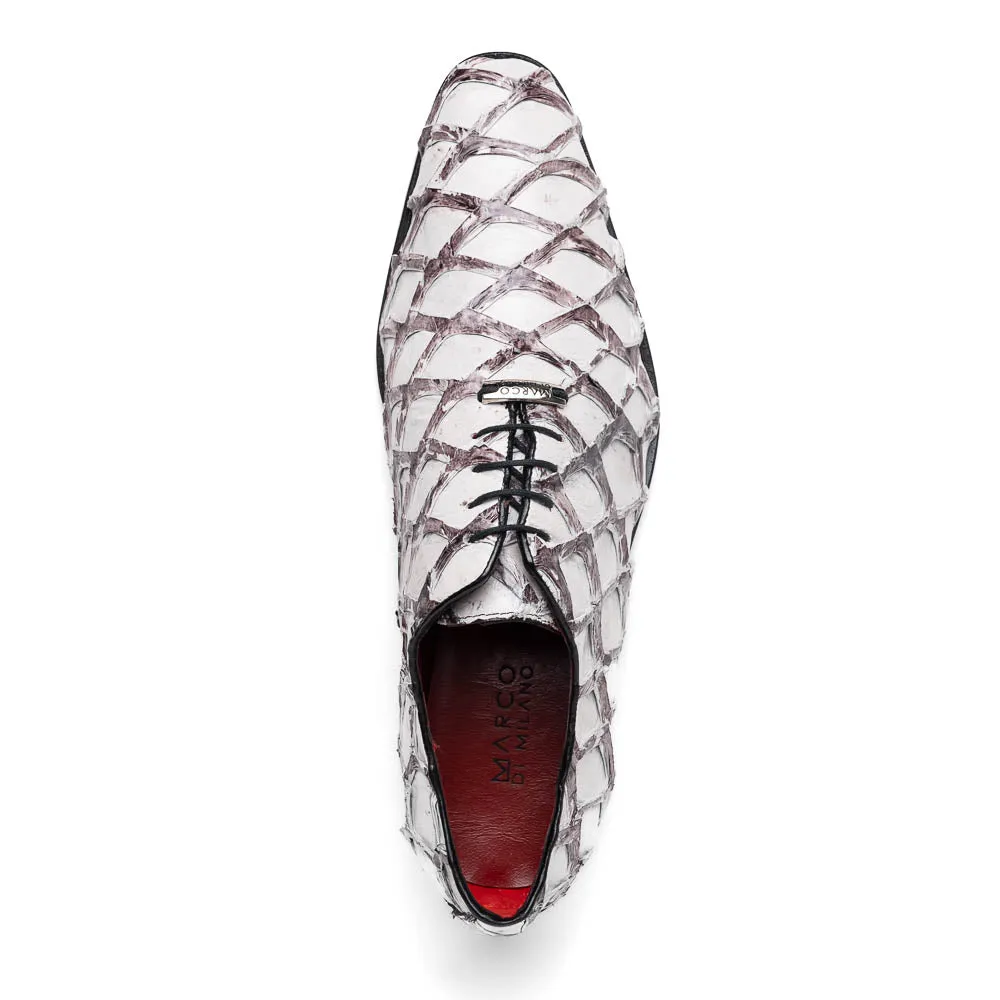 Marco Di Milano Olivieri in Newspaper Pirarucu Oxford Dress Shoes