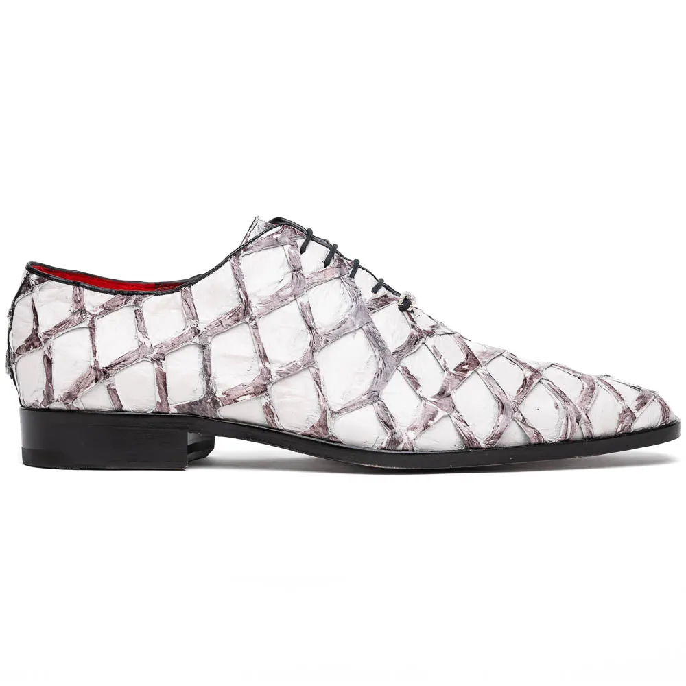 Marco Di Milano Olivieri in Newspaper Pirarucu Oxford Dress Shoes
