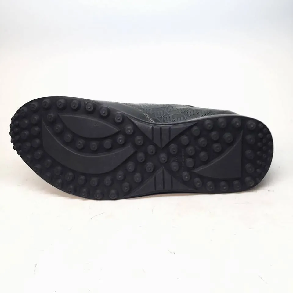 Mauri 8514 Crocodile Tail/Calf Lace Up Sneakers