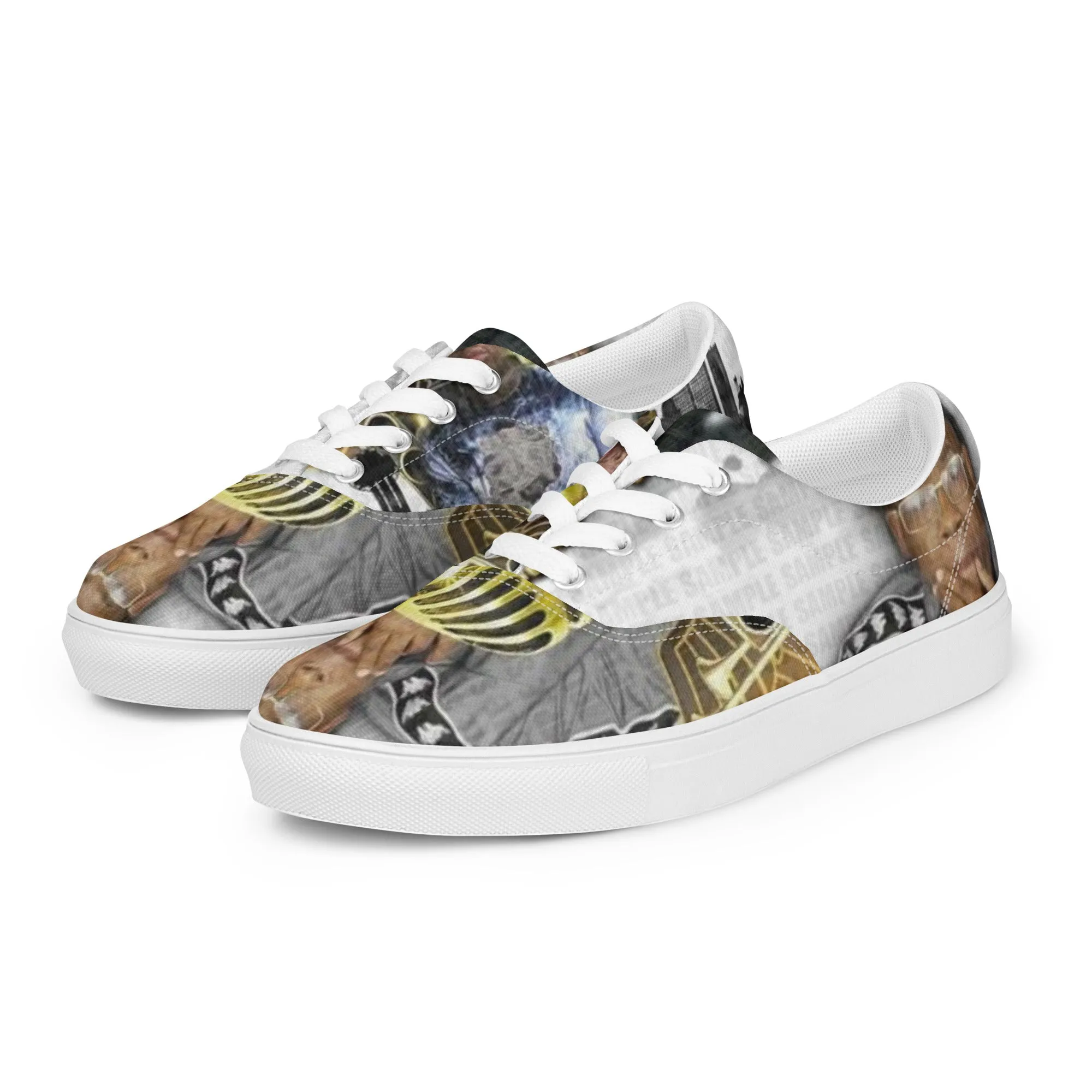 Men’s lace-up canvas shoes
