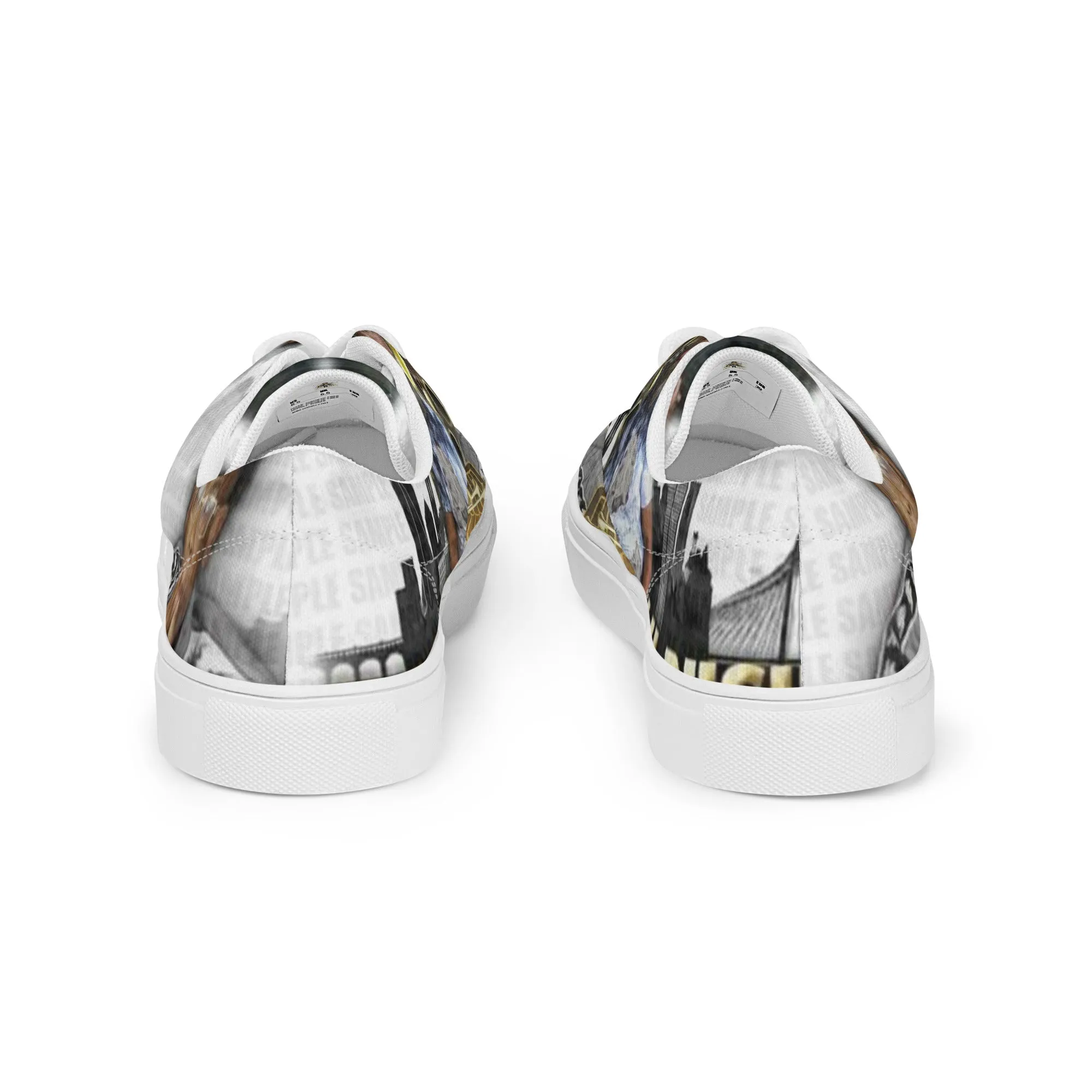 Men’s lace-up canvas shoes