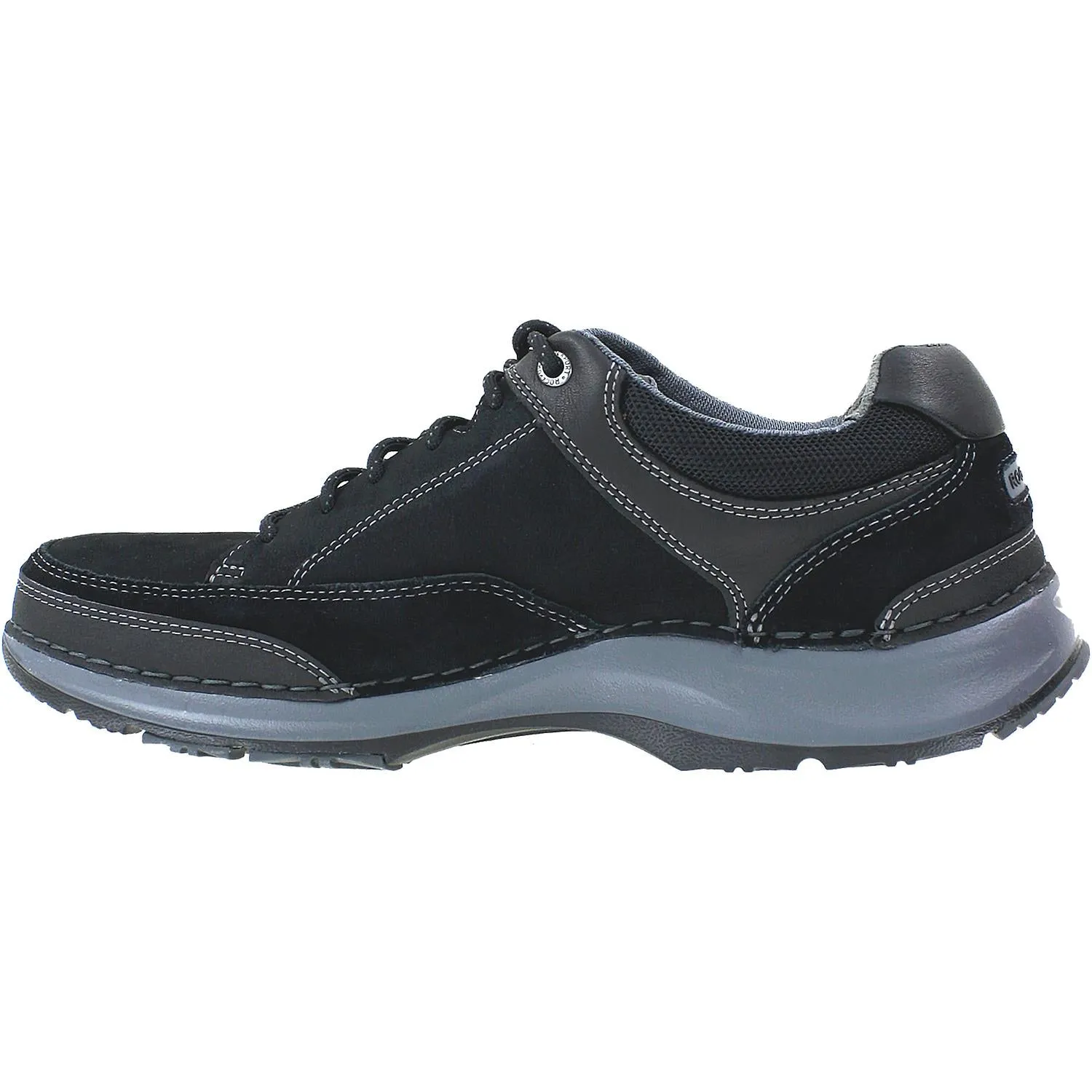 Men's Rockport RocSports Lite Five Lace Up Black Leather