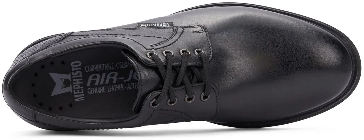 'OLIVIO' men's smart city lace-up shoes - black