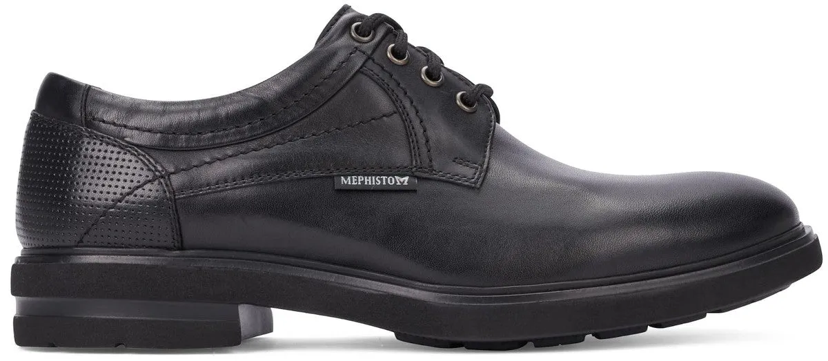 'OLIVIO' men's smart city lace-up shoes - black