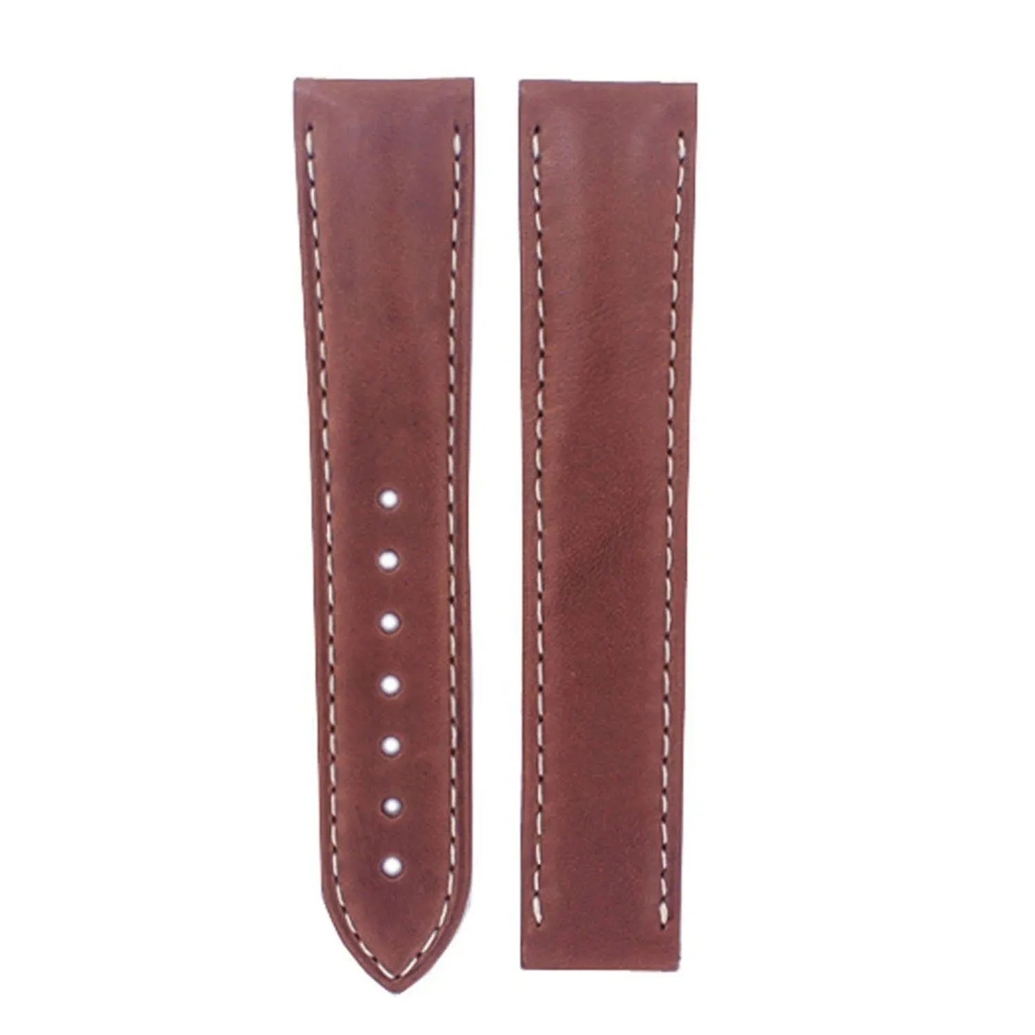Omega 20mm Brown Calf leather Strap 032CUZ000918