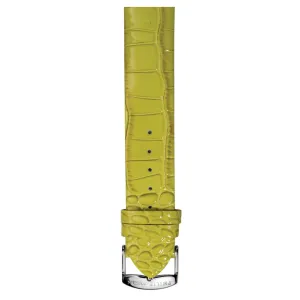 PHILIP STEIN Signature L.Green Patent Lizard-print Strap Size 1