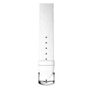 PHILIP STEIN Signature White Lizard-print Strap Size 2
