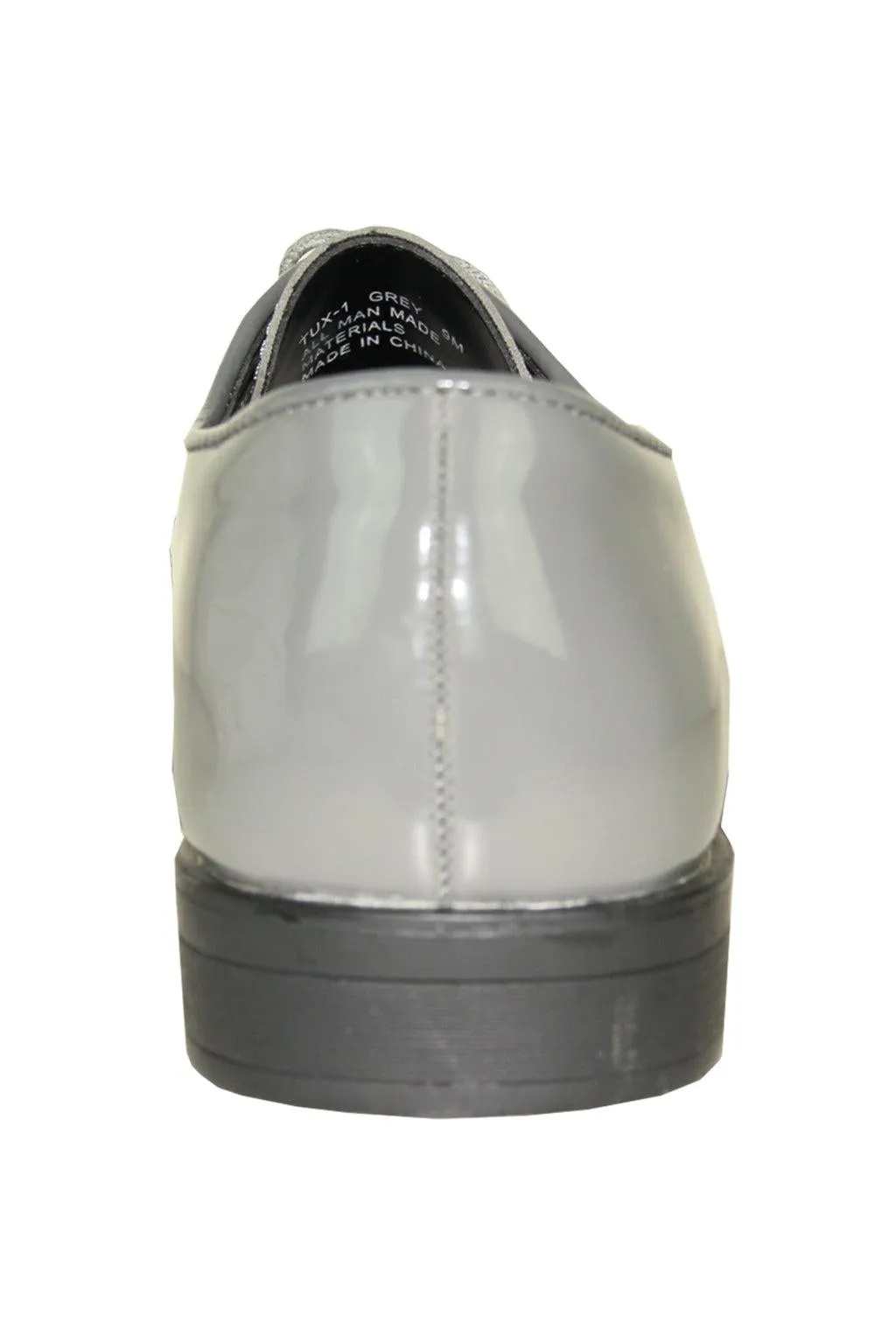 "Sarno" Grey Vangelo Tuxedo Shoes