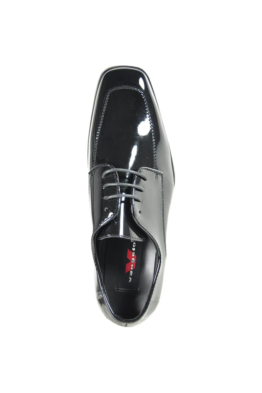 "Vittorio" Black Vangelo Tuxedo Shoes