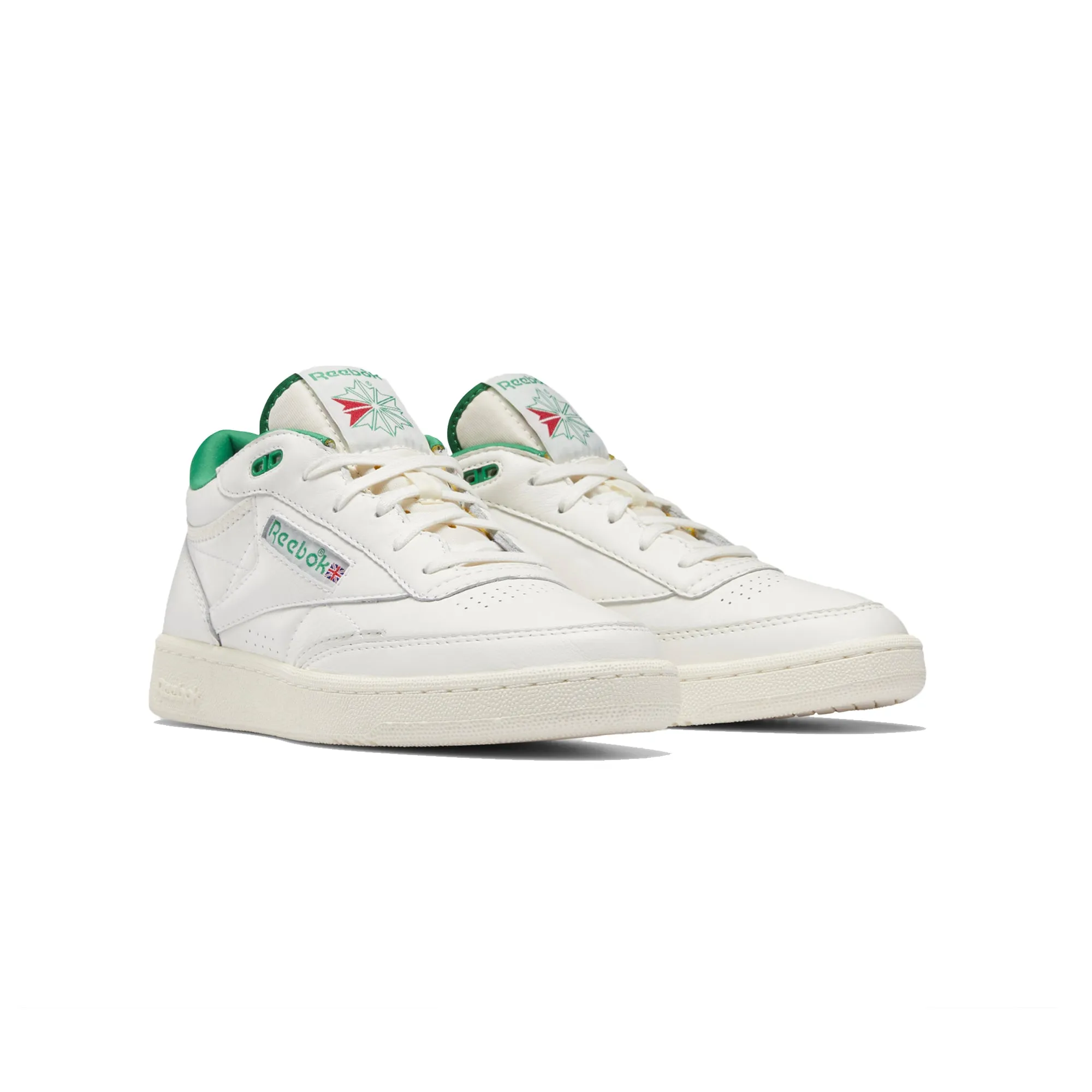 Reebok Mens Club C Mid II Vintage Shoes 'Chalk'