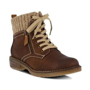 Spring Step Relife Women's Khazera Water Resistant Bootie - Brown
