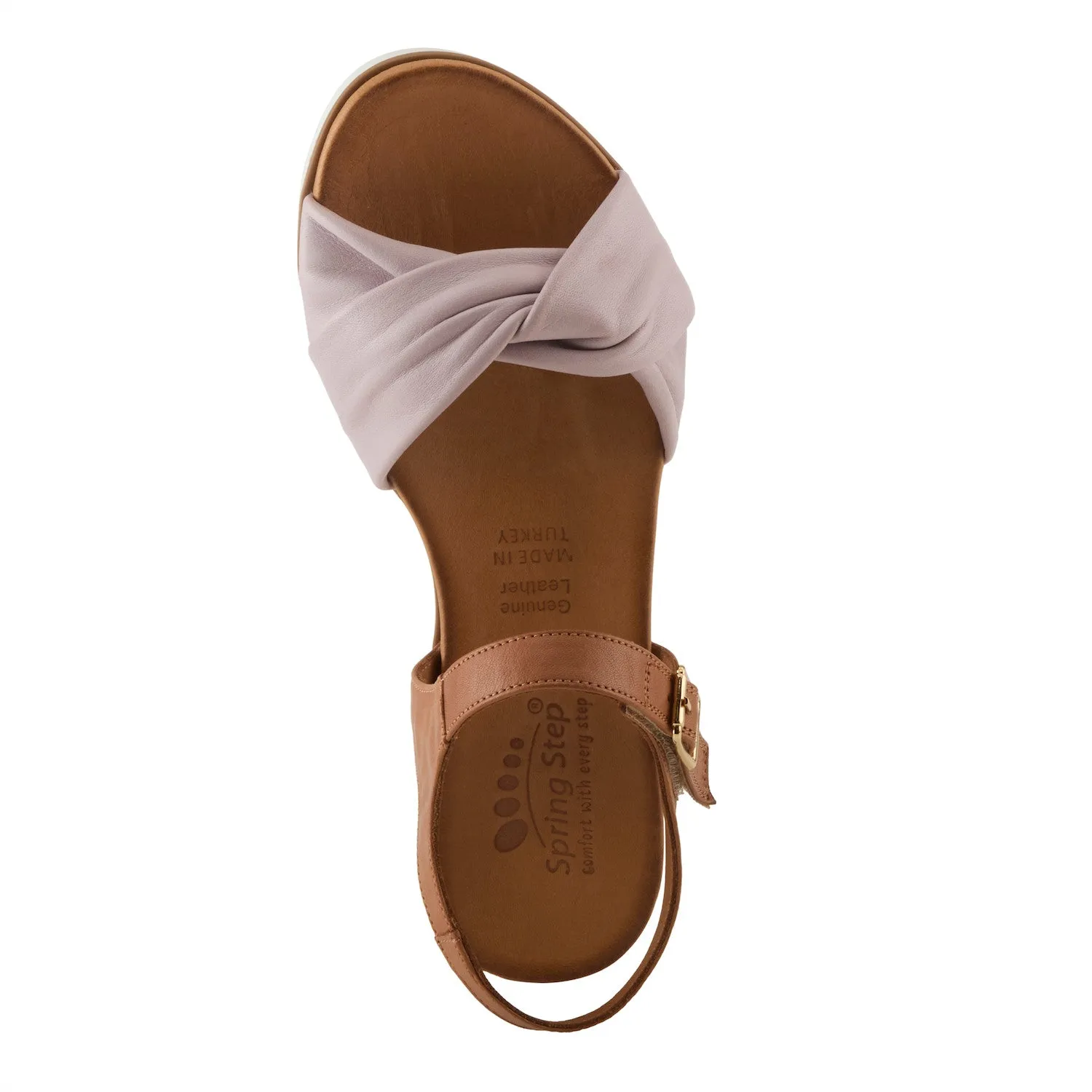 Spring Step Women's Nihira Genuine Leather Sandal- Lilac Multi