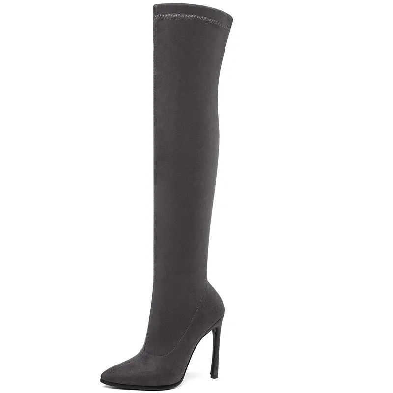Stiletto high heel over the knee boots