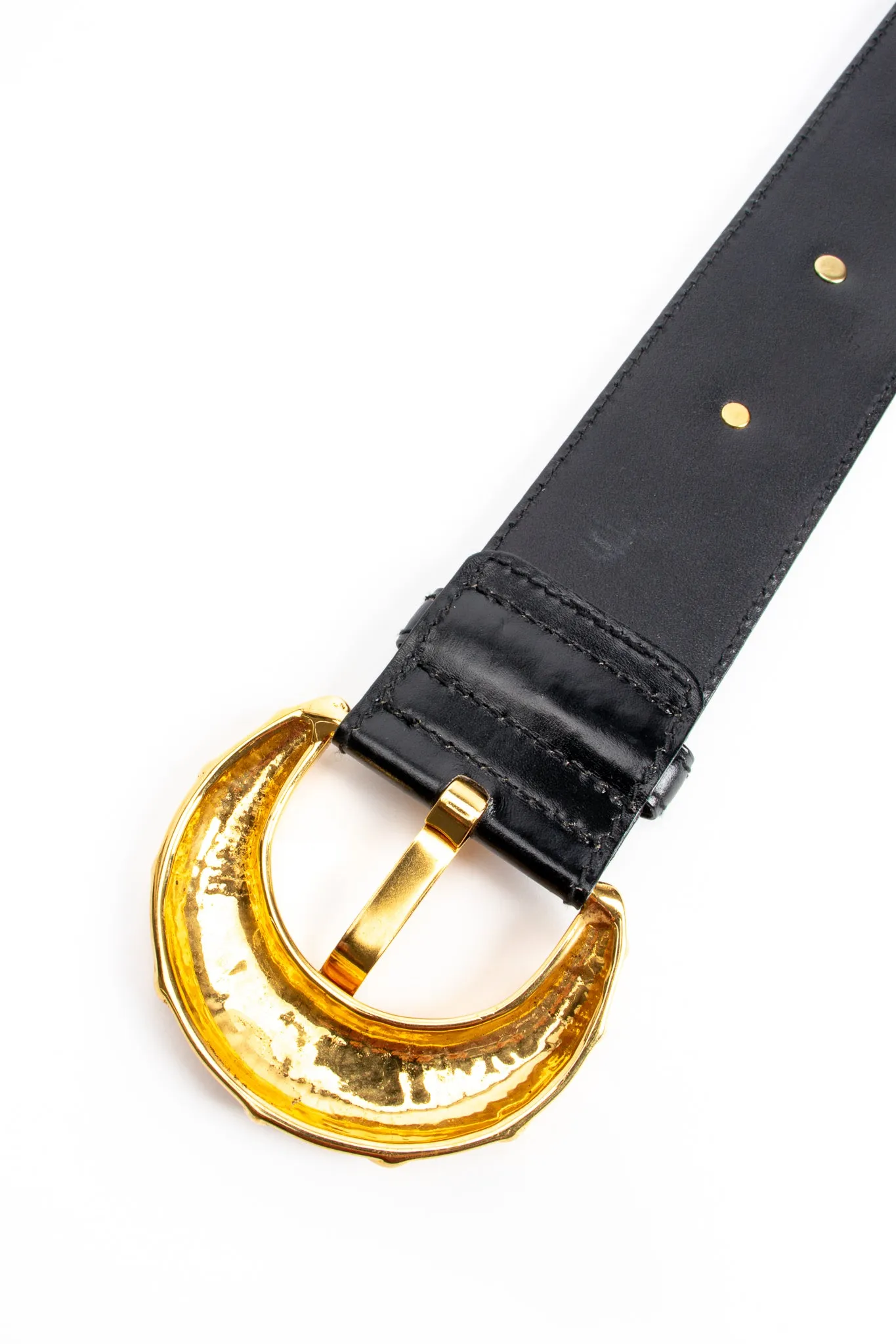 Studded Sun Leather Belt