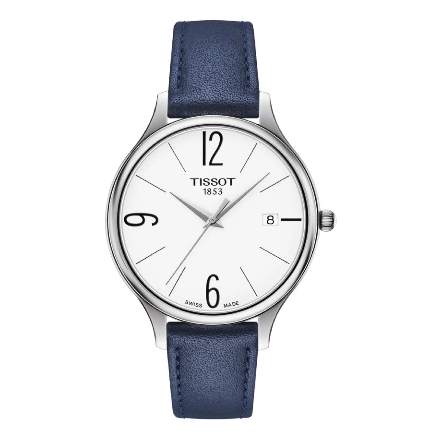 Tissot 16mm Bella Ora Blue Leather Strap