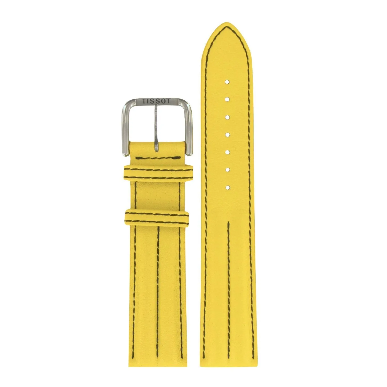 Tissot 20mm Yellow Leather Strap