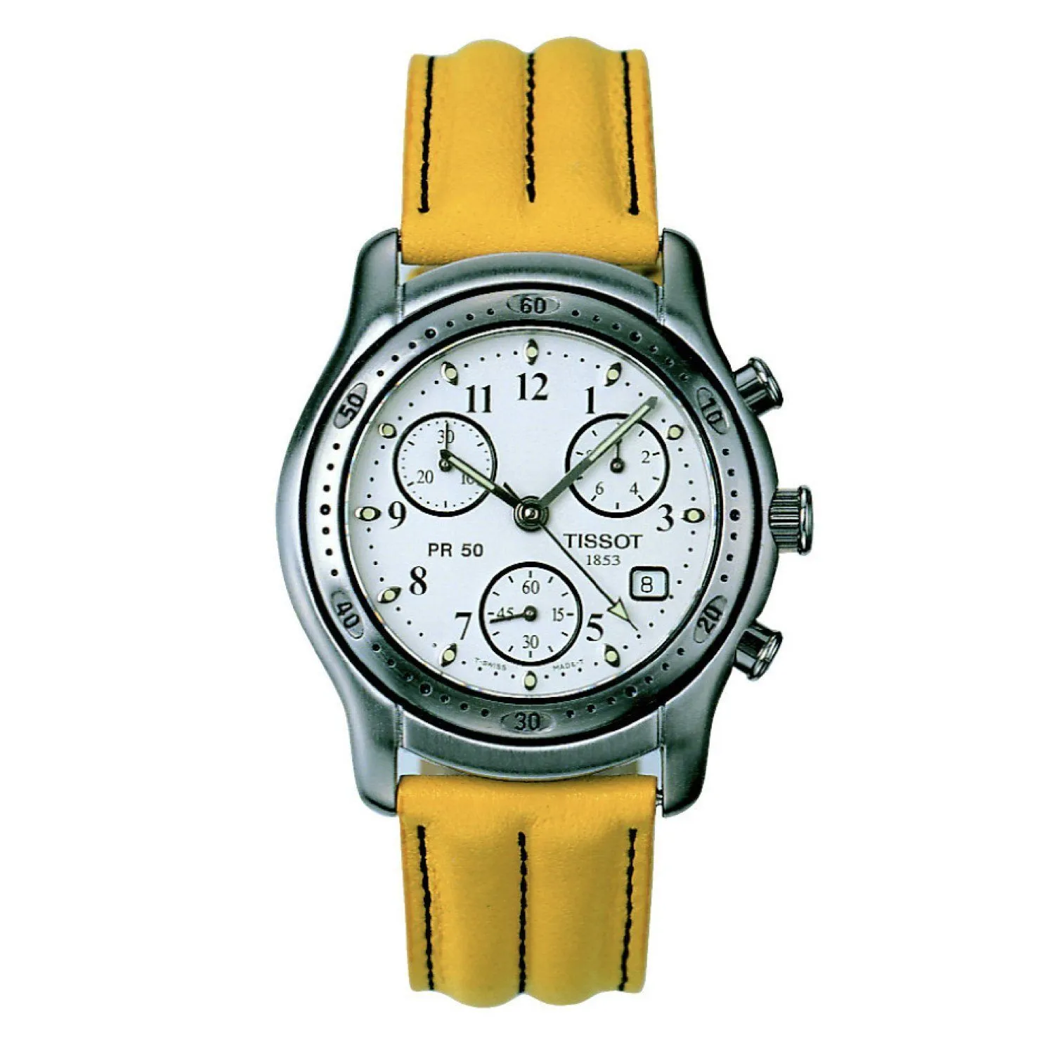 Tissot 20mm Yellow Leather Strap