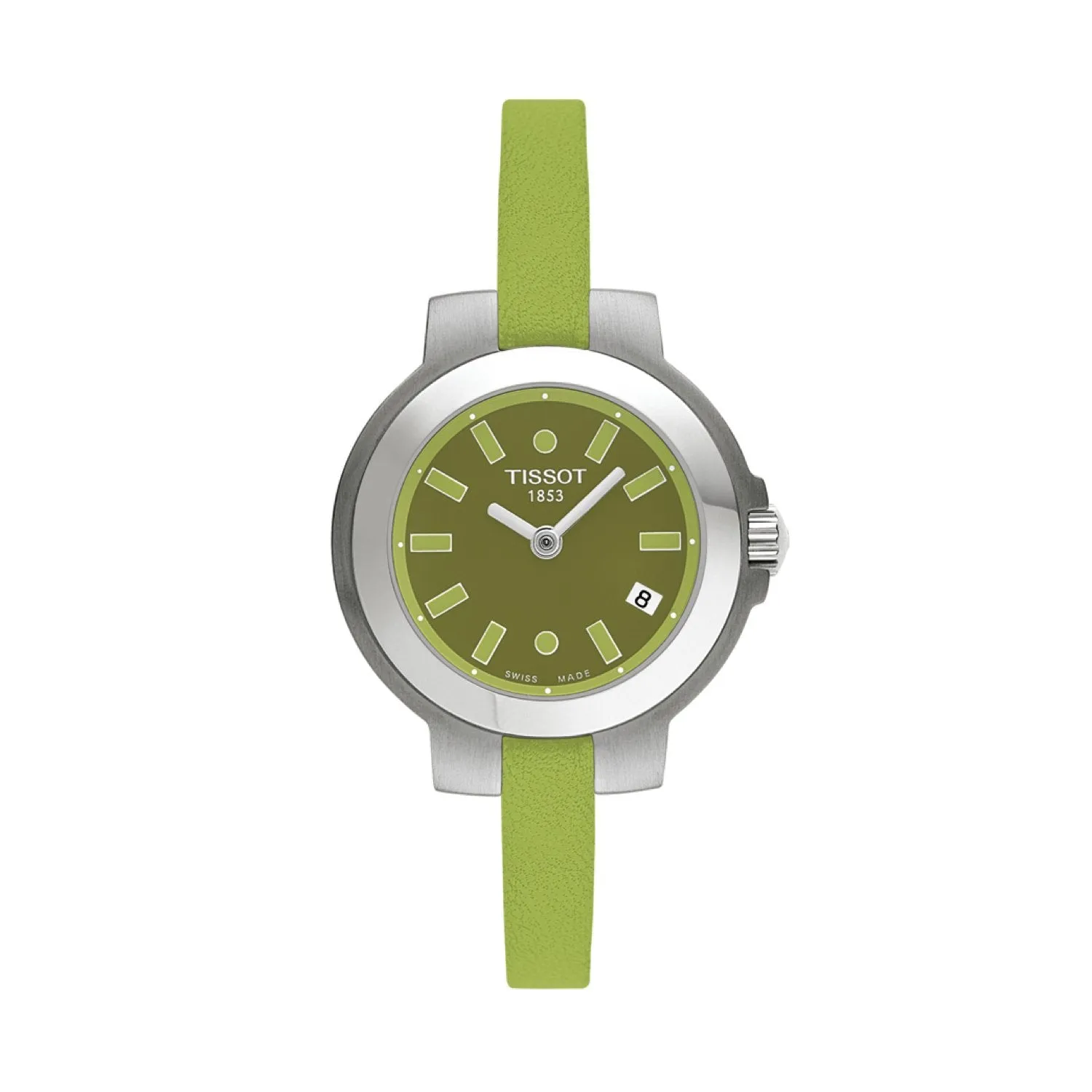 Tissot 6mm Spicy Green Leather Strap