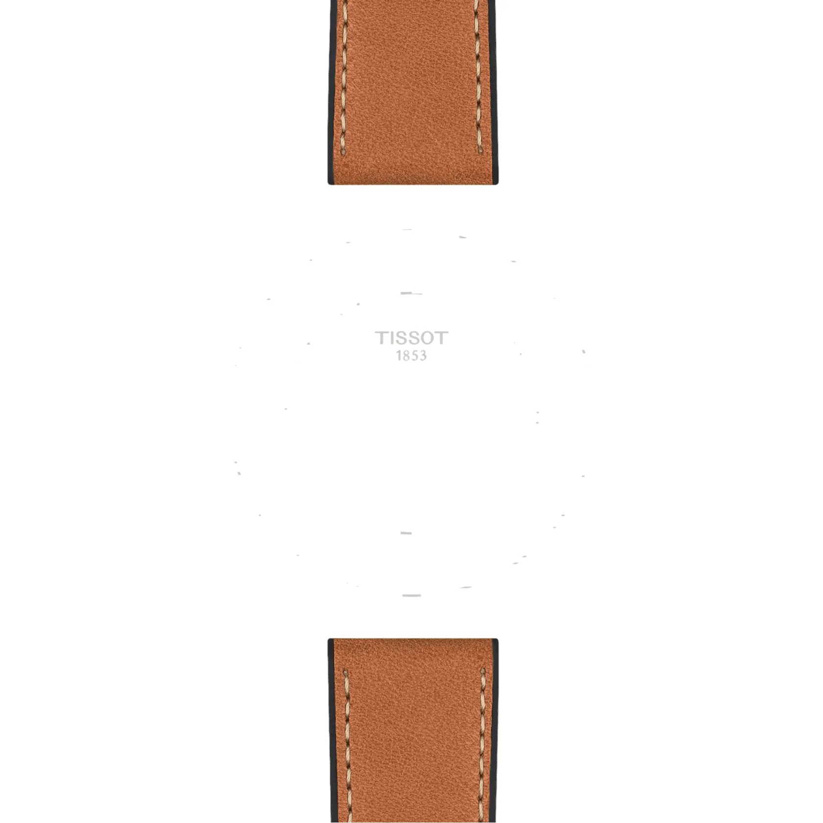 Tissot Official Brown Leather Strap Lugs 23 mm T852047777