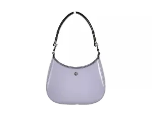 Tory Burch Patent Emerson Small Shoulder Bag Purse Violet