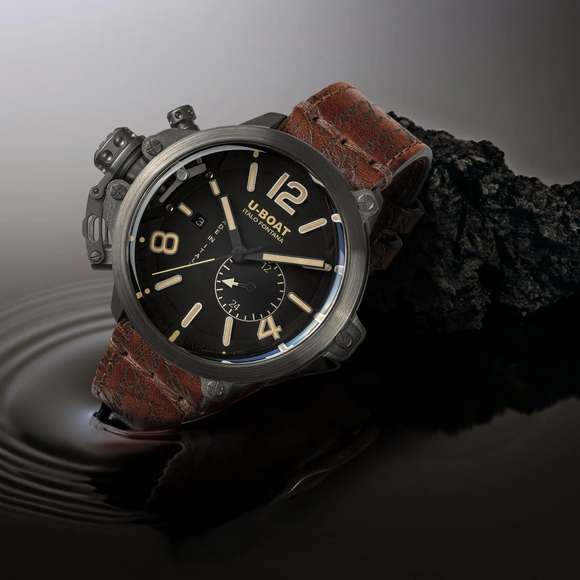 U-Boat Capsule Watch Titanium BK BE 50mm Limited Edition / 90 Automatic Titanium 8805