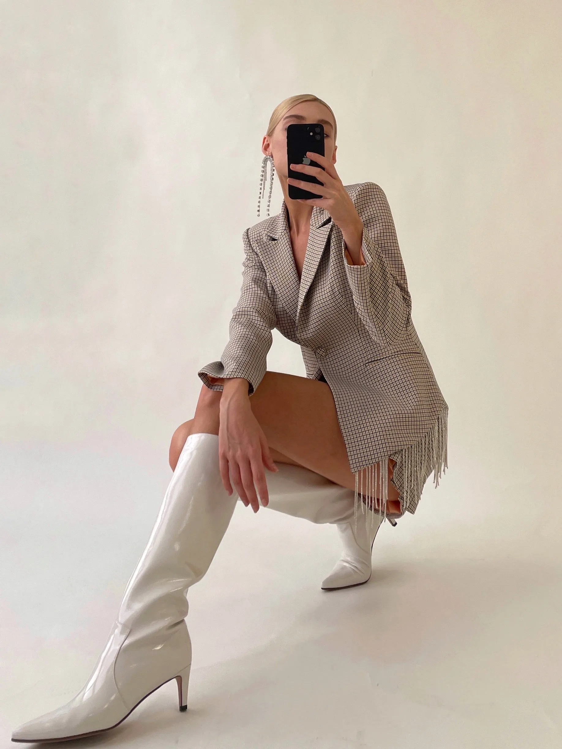 Vanessa Patent Leather Knee Boots