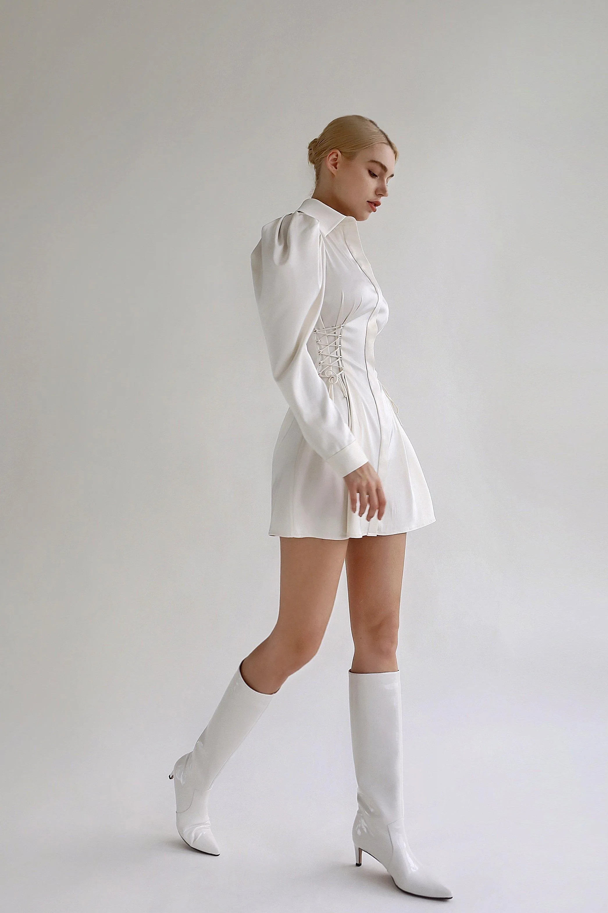 Vanessa Patent Leather Knee Boots