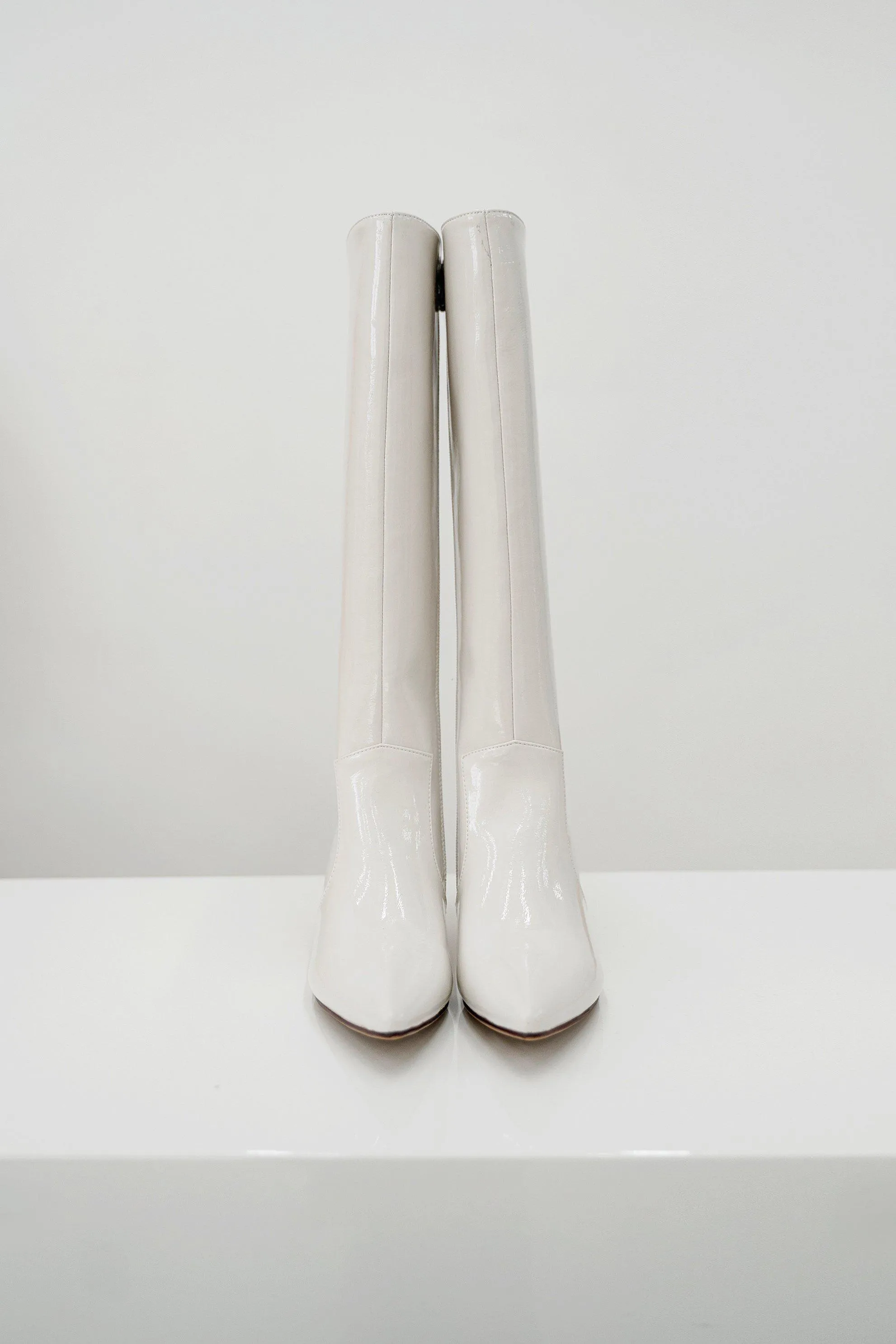 Vanessa Patent Leather Knee Boots