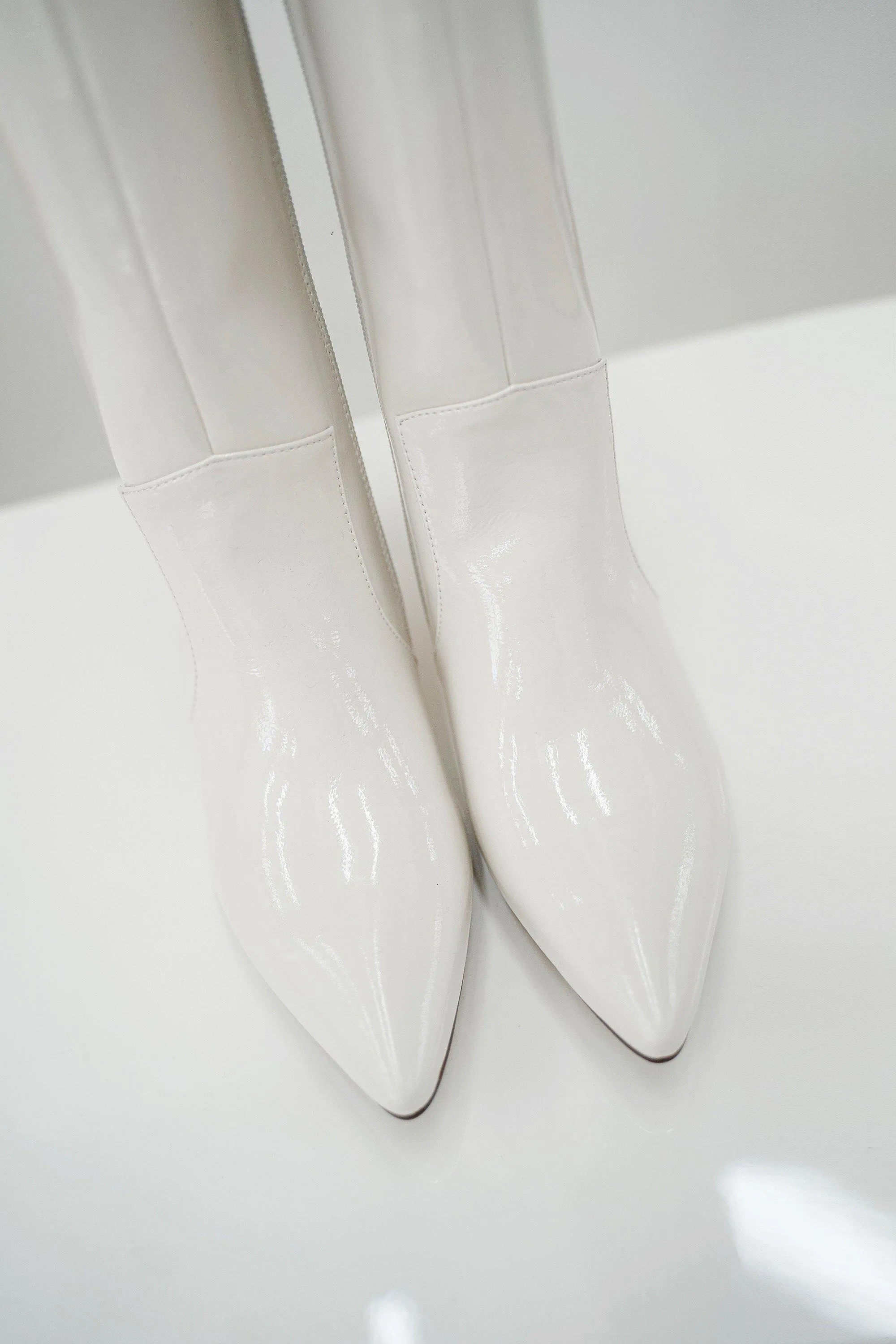 Vanessa Patent Leather Knee Boots