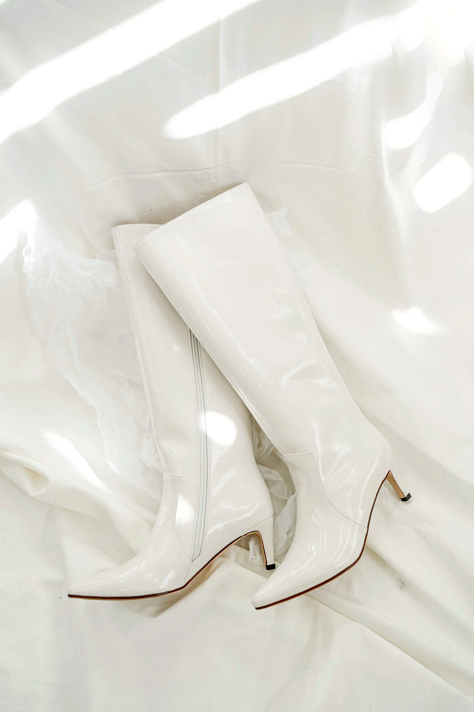 Vanessa Patent Leather Knee Boots